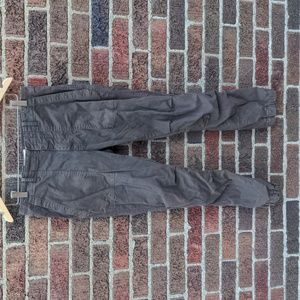 Nili Lotan 111/88 80NL brown cotton pants with zipped, expandable ankles size 6